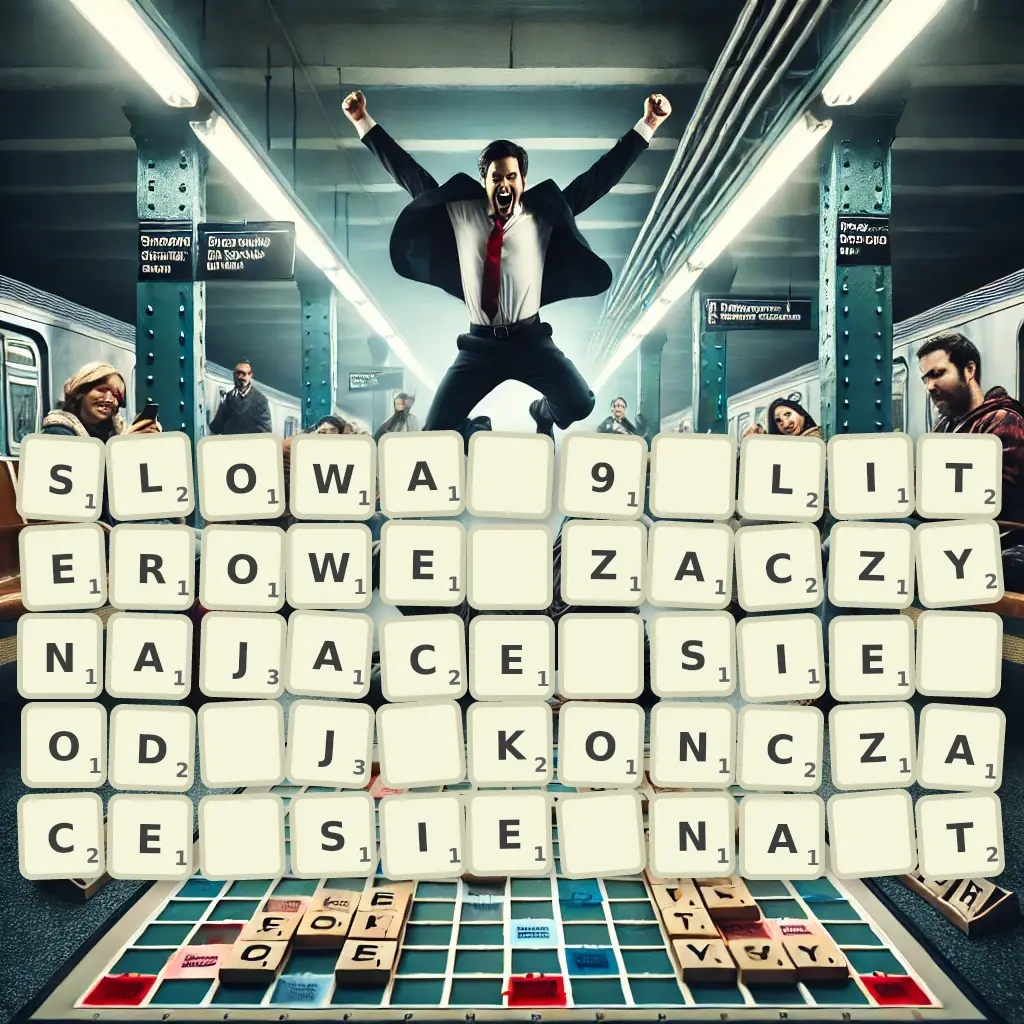 Słowa 9-literowe, zaczynające się od J, kończące się na T