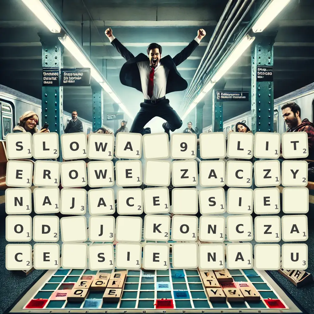 Słowa 9-literowe, zaczynające się od J, kończące się na U