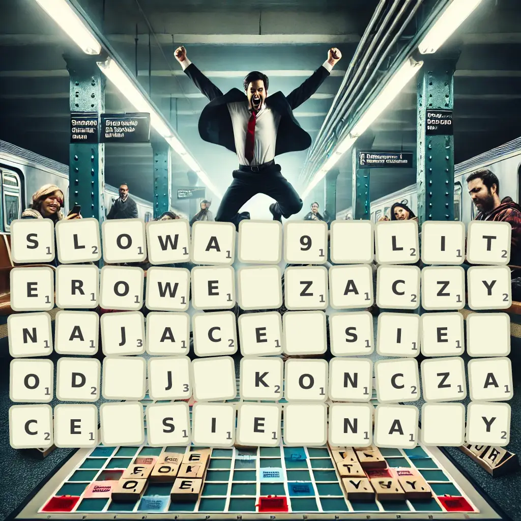 Słowa 9-literowe, zaczynające się od J, kończące się na Y