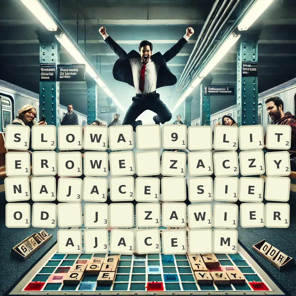 Słowa 9-literowe, zaczynające się od J, zawierające M