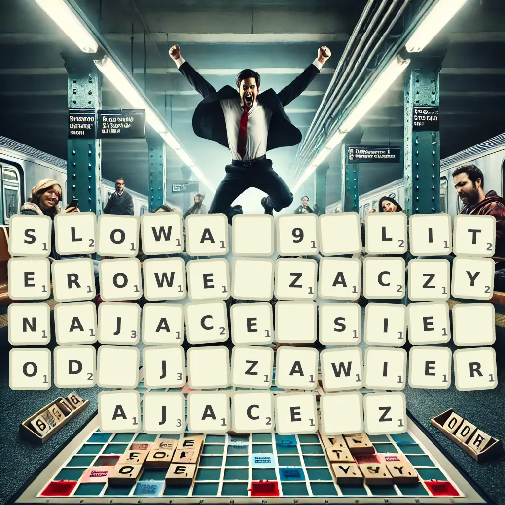 Słowa 9-literowe, zaczynające się od J, zawierające Ż