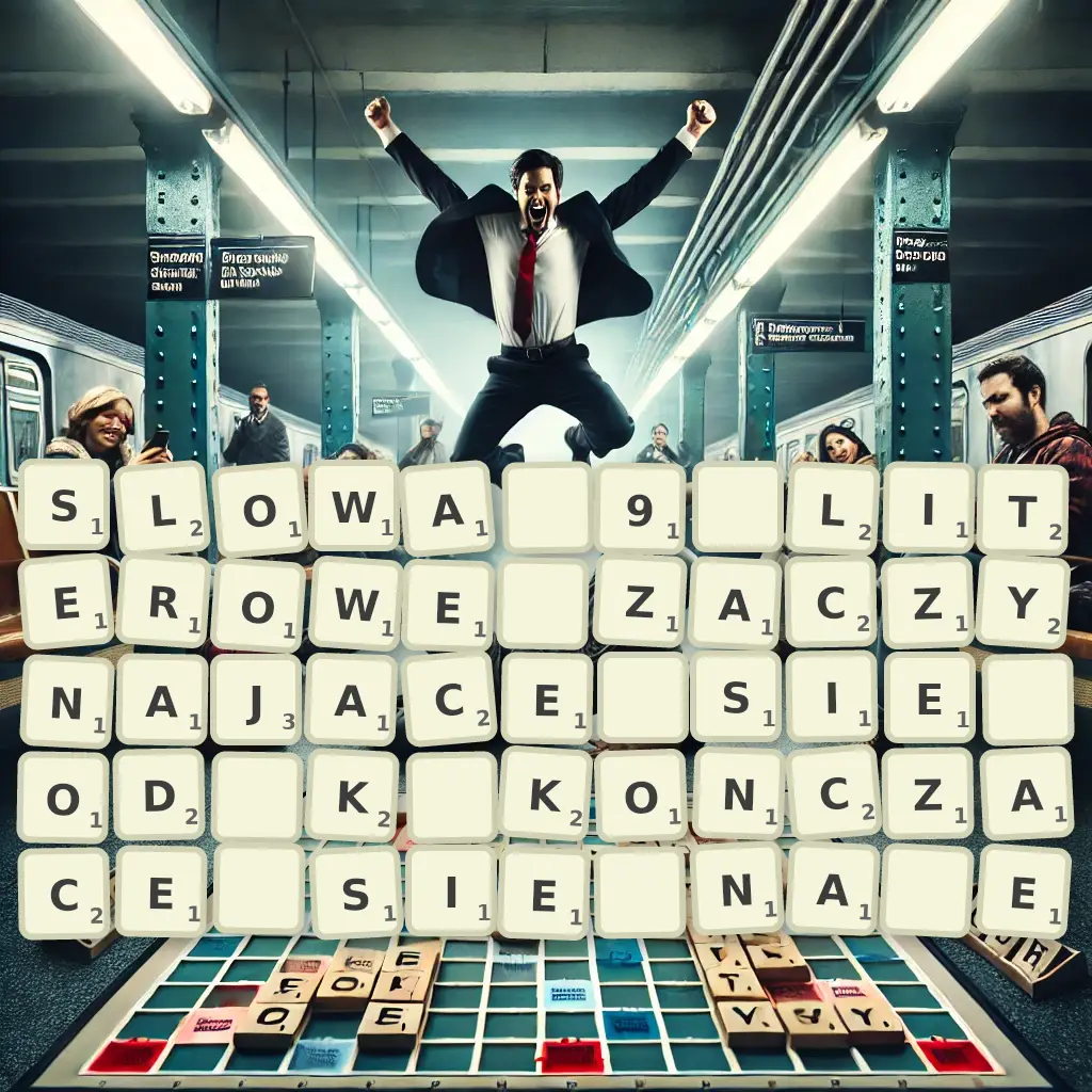 Słowa 9-literowe, zaczynające się od K, kończące się na Ę