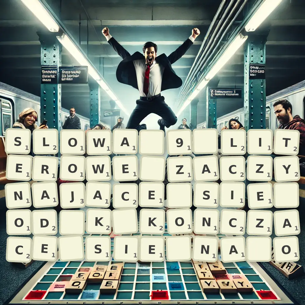 Słowa 9-literowe, zaczynające się od K, kończące się na O