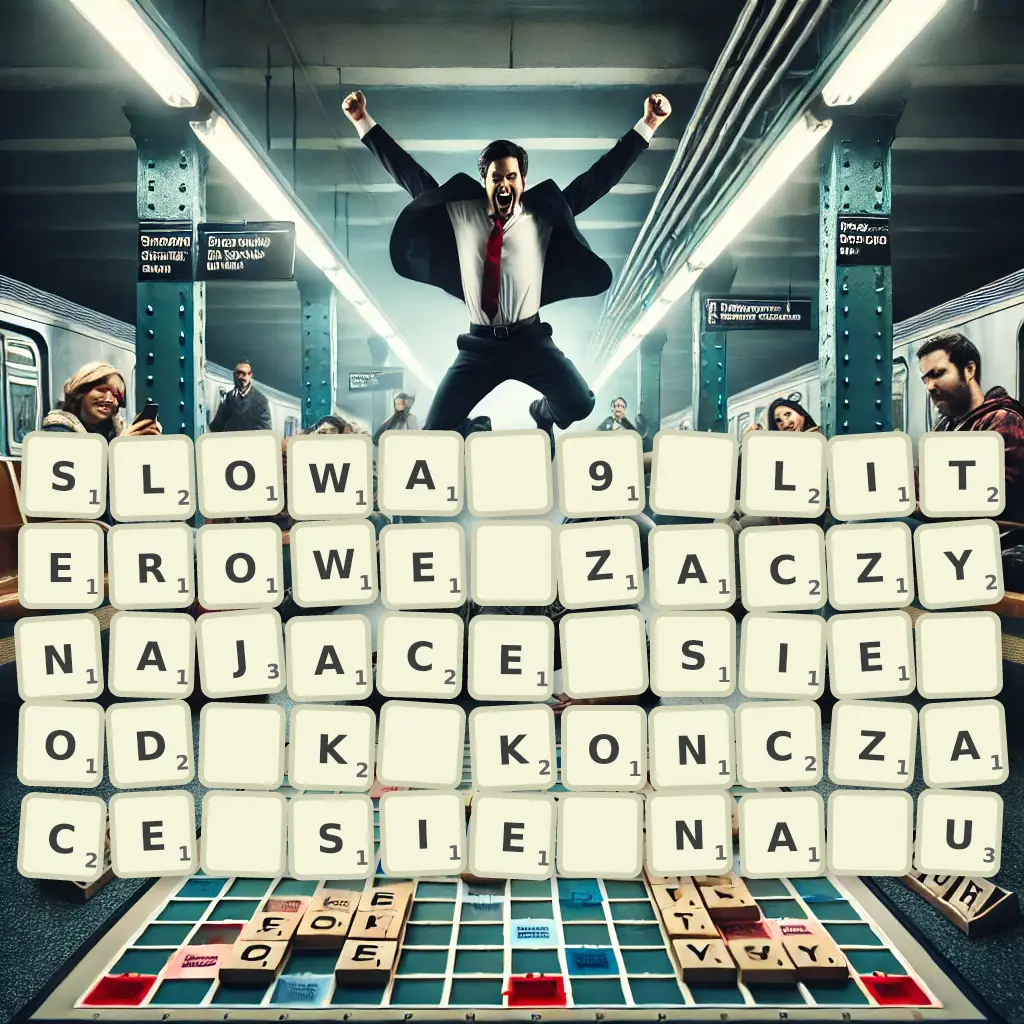 Słowa 9-literowe, zaczynające się od K, kończące się na U