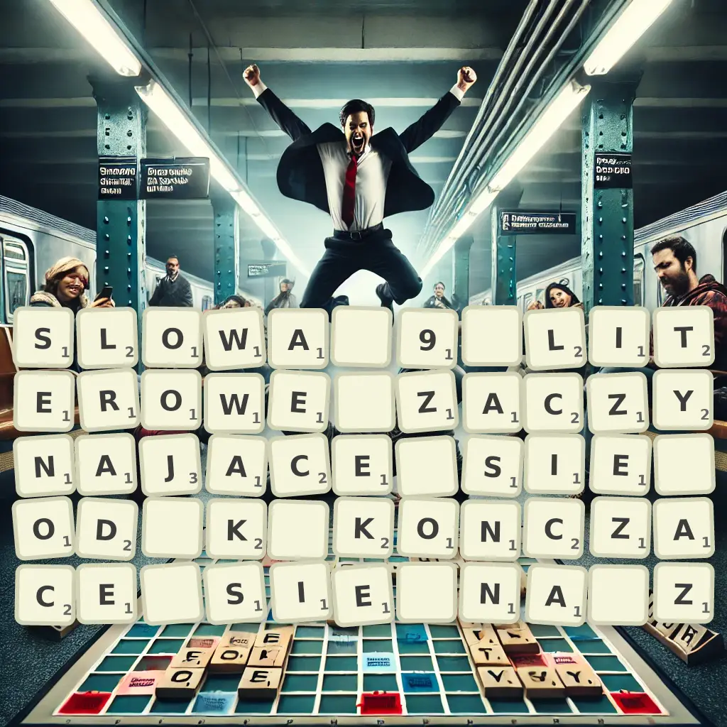 Słowa 9-literowe, zaczynające się od K, kończące się na Z