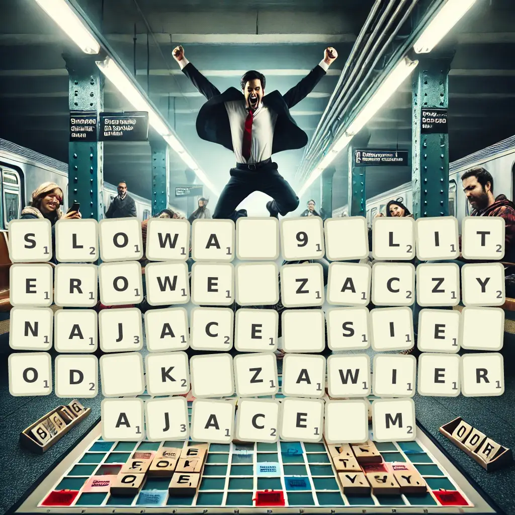 Słowa 9-literowe, zaczynające się od K, zawierające M