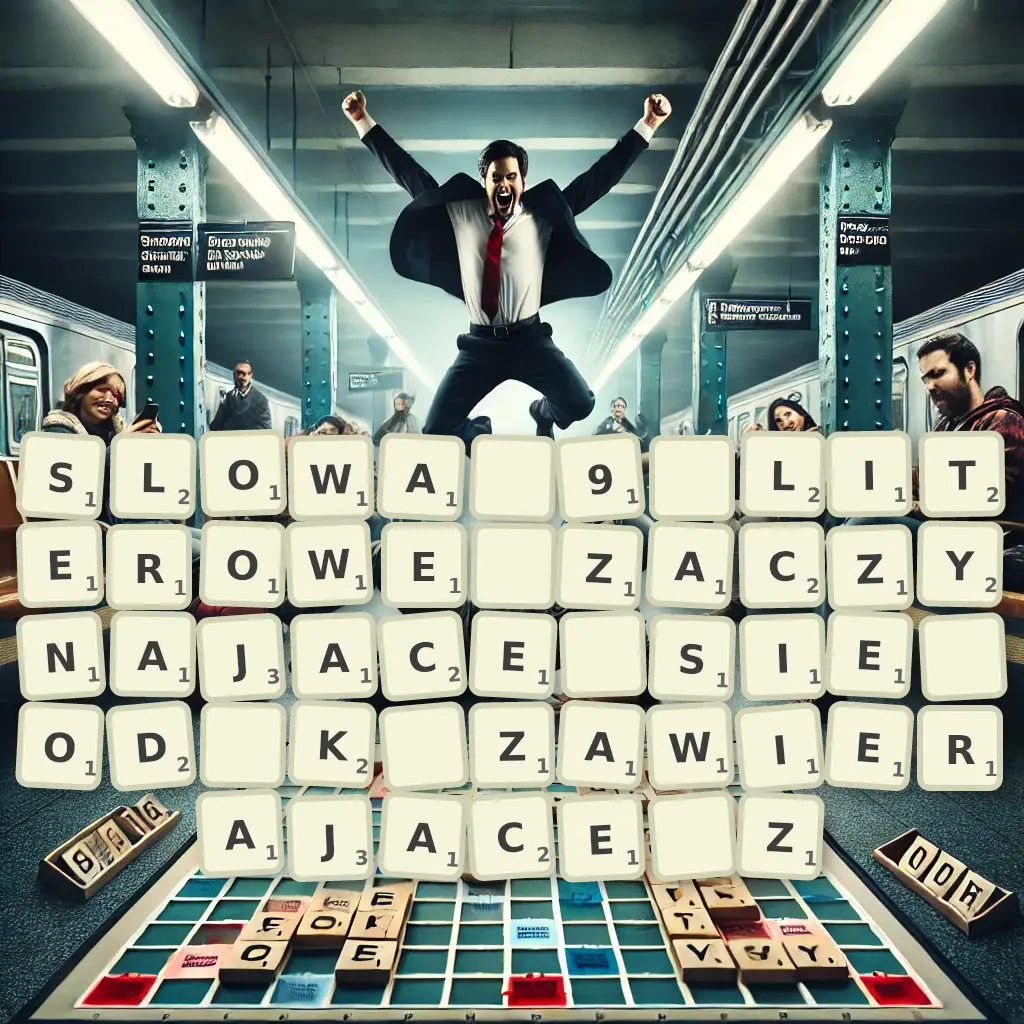 Słowa 9-literowe, zaczynające się od K, zawierające Ź