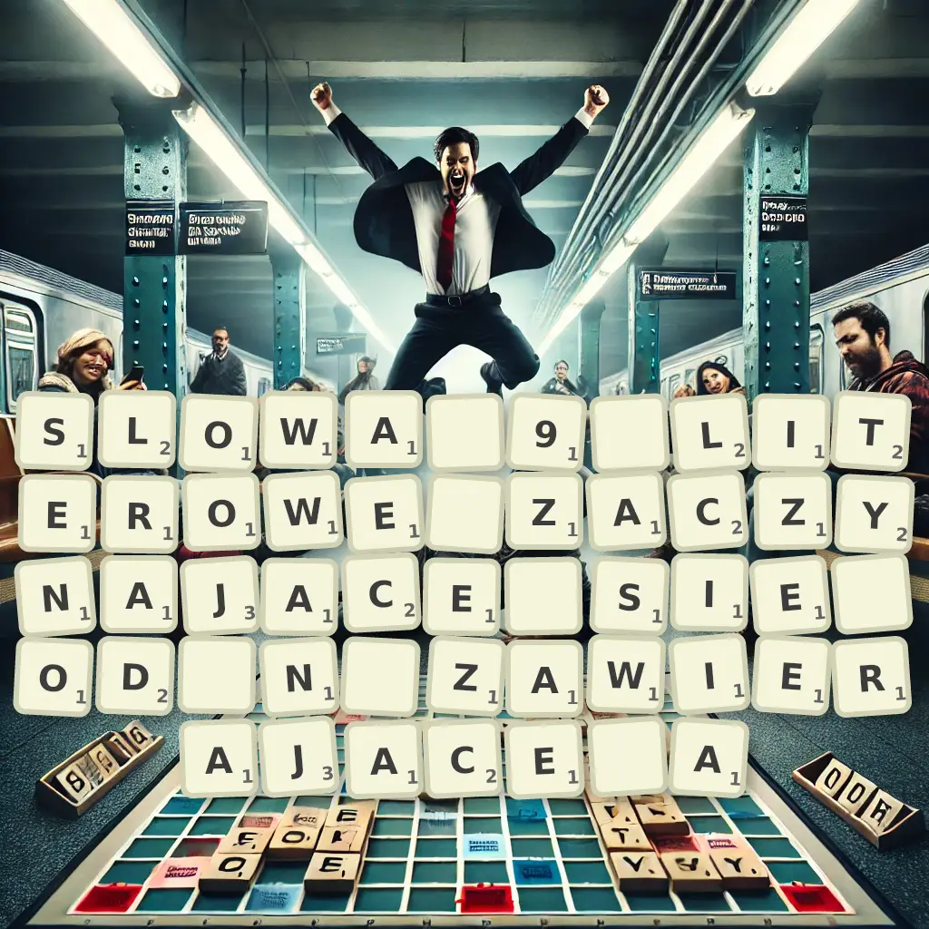 Słowa 9-literowe, zaczynające się od N, zawierające A