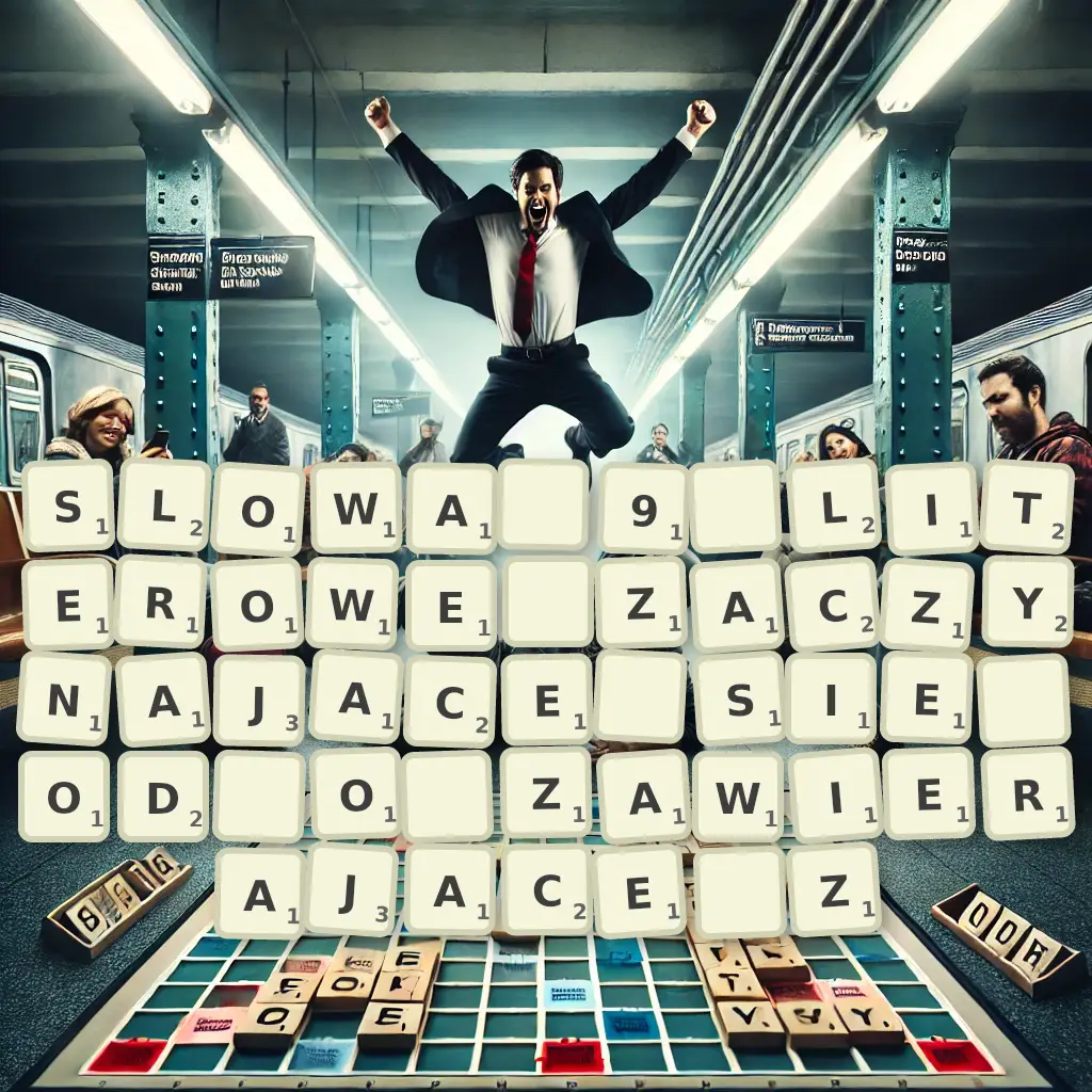 Słowa 9-literowe, zaczynające się od O, zawierające Z