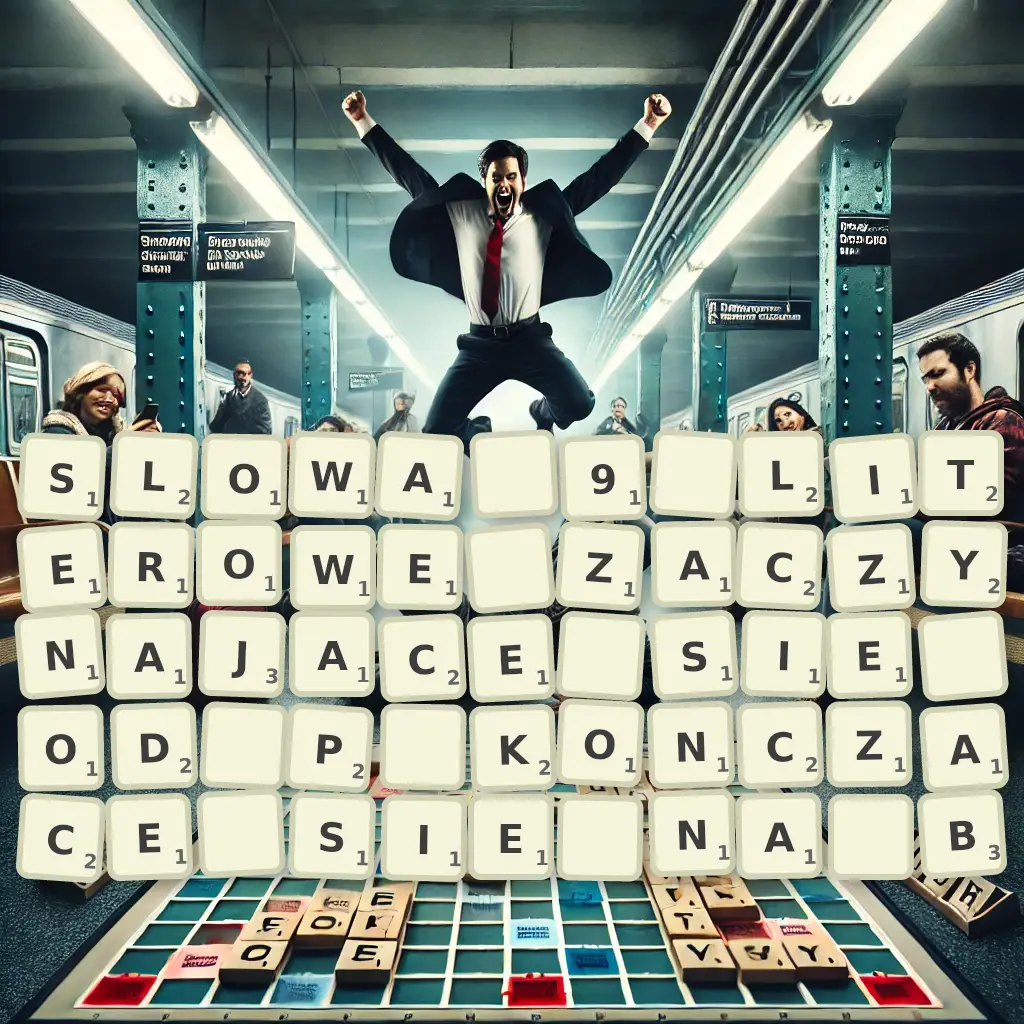 Słowa 9-literowe, zaczynające się od P, kończące się na B