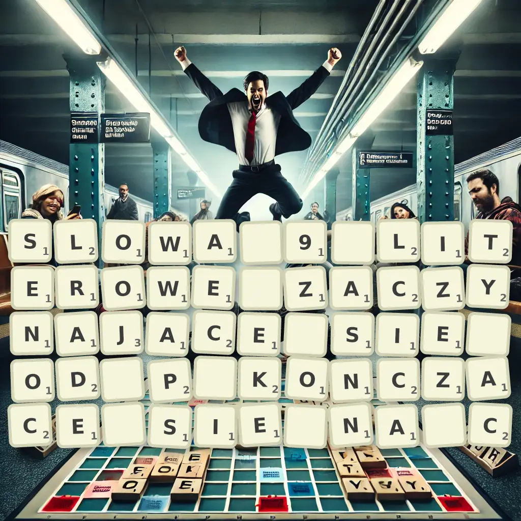 Słowa 9-literowe, zaczynające się od P, kończące się na C