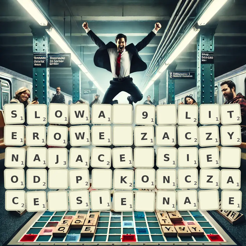 Słowa 9-literowe, zaczynające się od P, kończące się na Ę