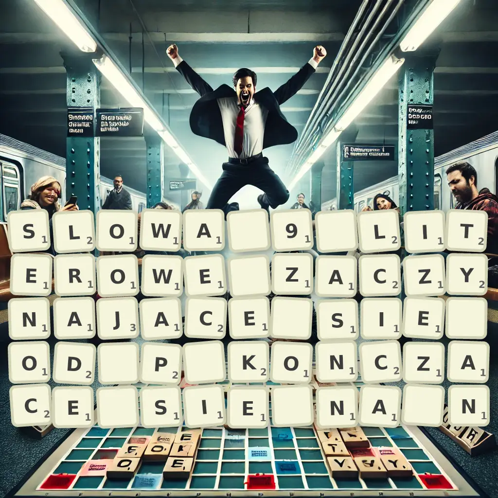 Słowa 9-literowe, zaczynające się od P, kończące się na N