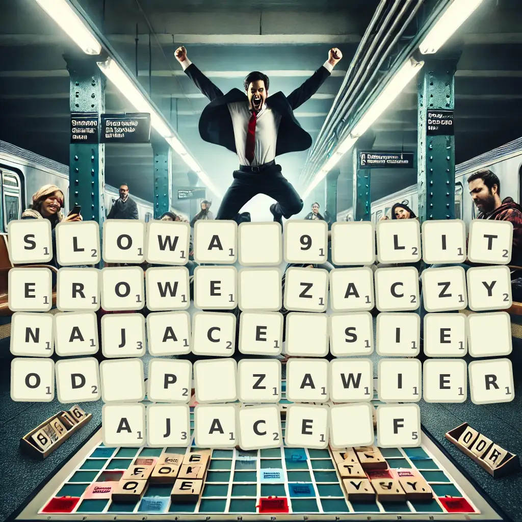 Słowa 9-literowe, zaczynające się od P, zawierające F