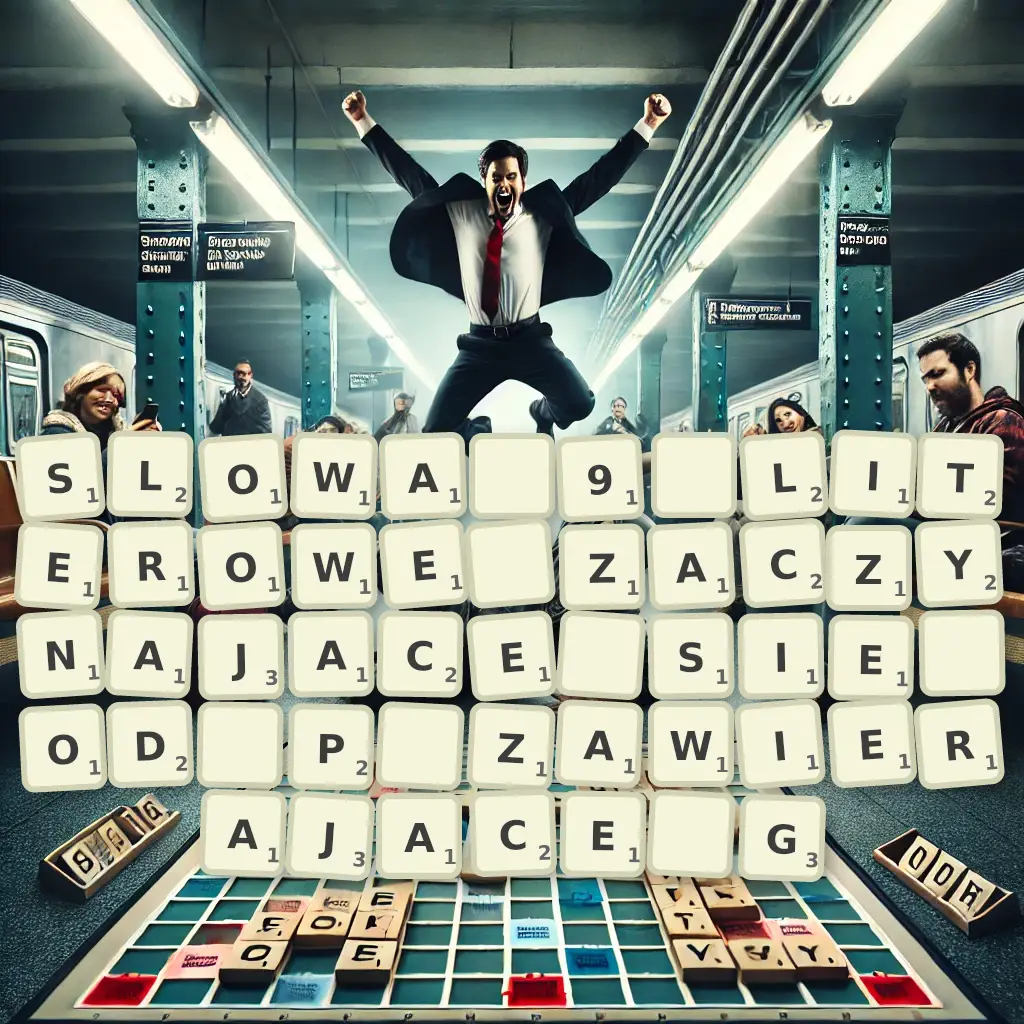 Słowa 9-literowe, zaczynające się od P, zawierające G