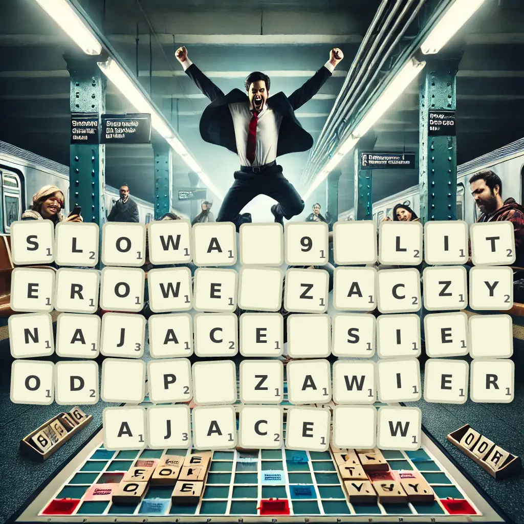 Słowa 9-literowe, zaczynające się od P, zawierające W