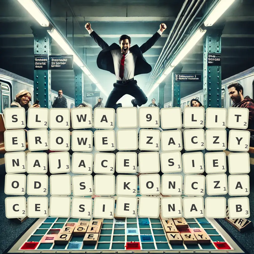 Słowa 9-literowe, zaczynające się od S, kończące się na B
