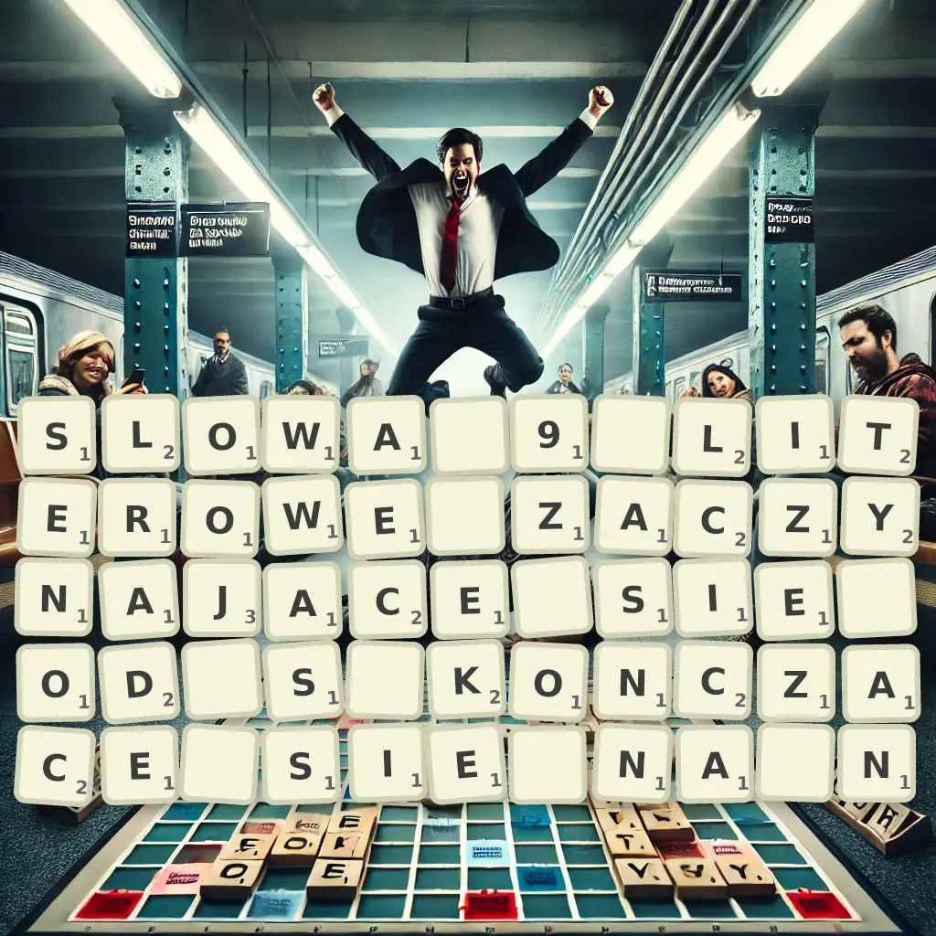 Słowa 9-literowe, zaczynające się od S, kończące się na Ń