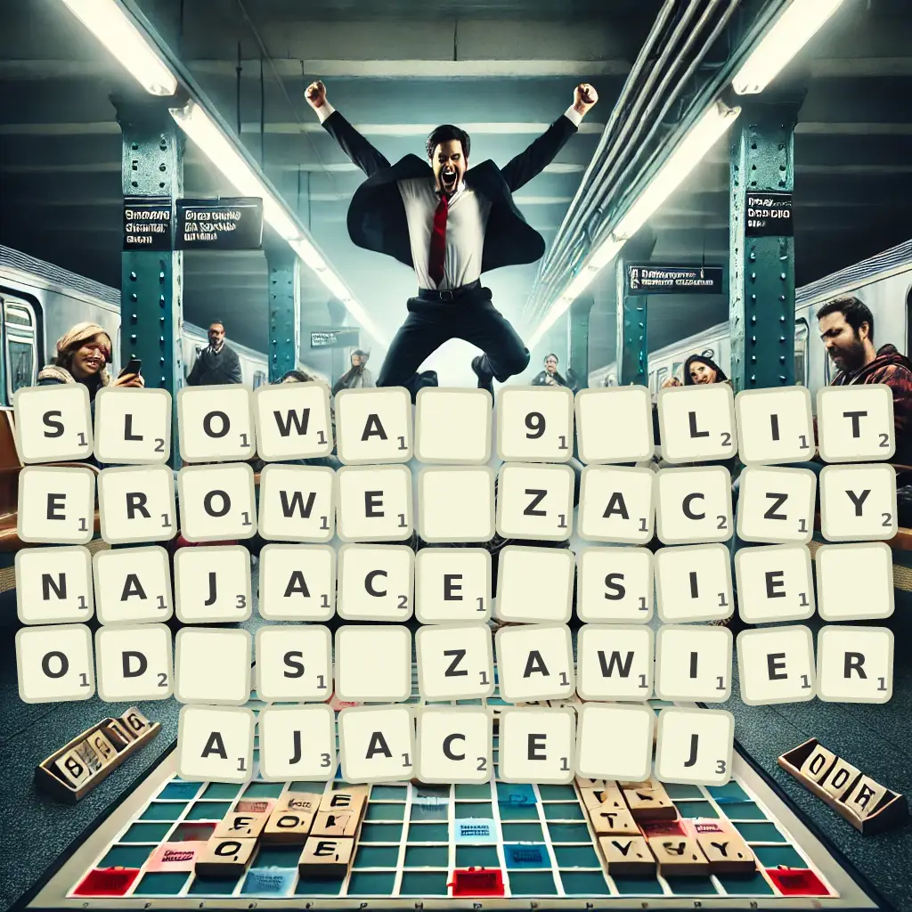 Słowa 9-literowe, zaczynające się od S, zawierające J