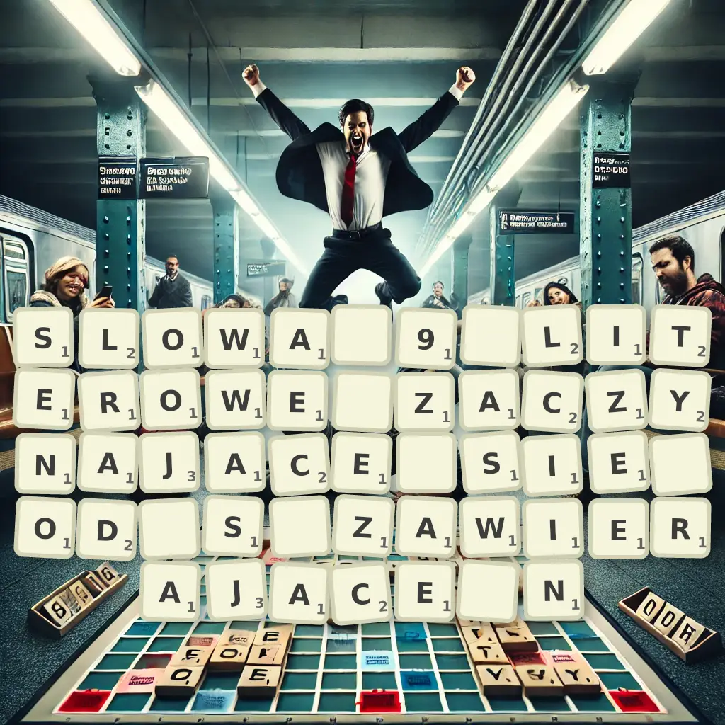 Słowa 9-literowe, zaczynające się od S, zawierające Ń