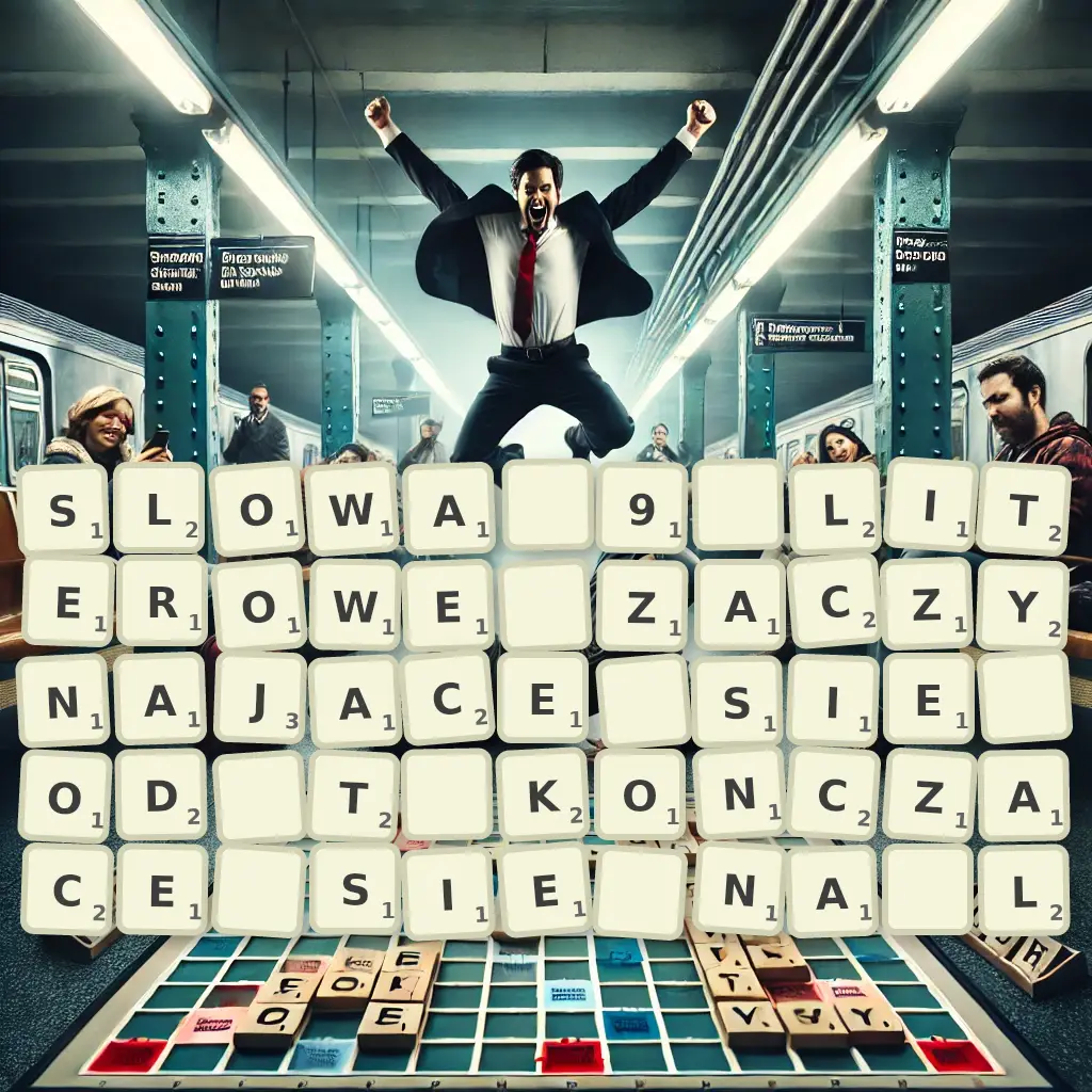 Słowa 9-literowe, zaczynające się od T, kończące się na L