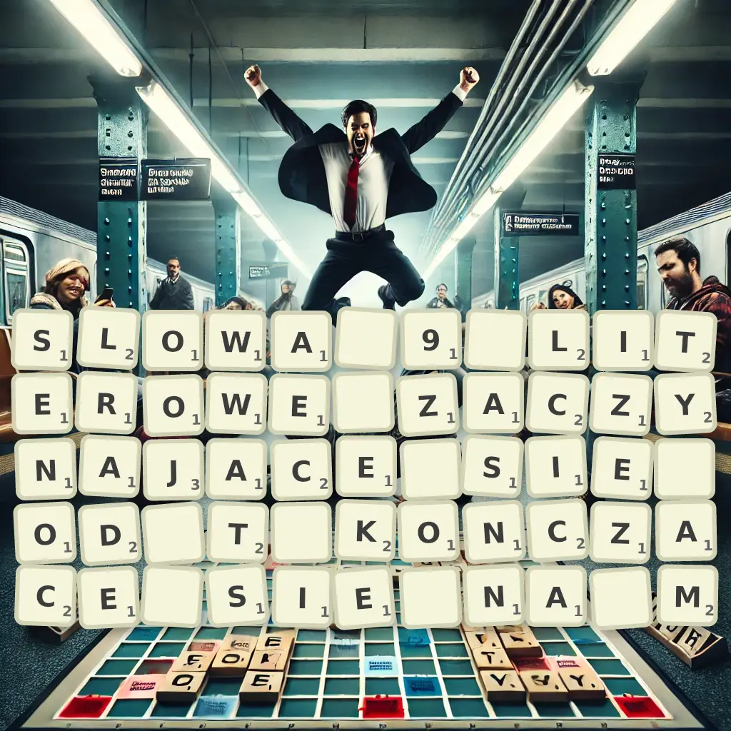 Słowa 9-literowe, zaczynające się od T, kończące się na M