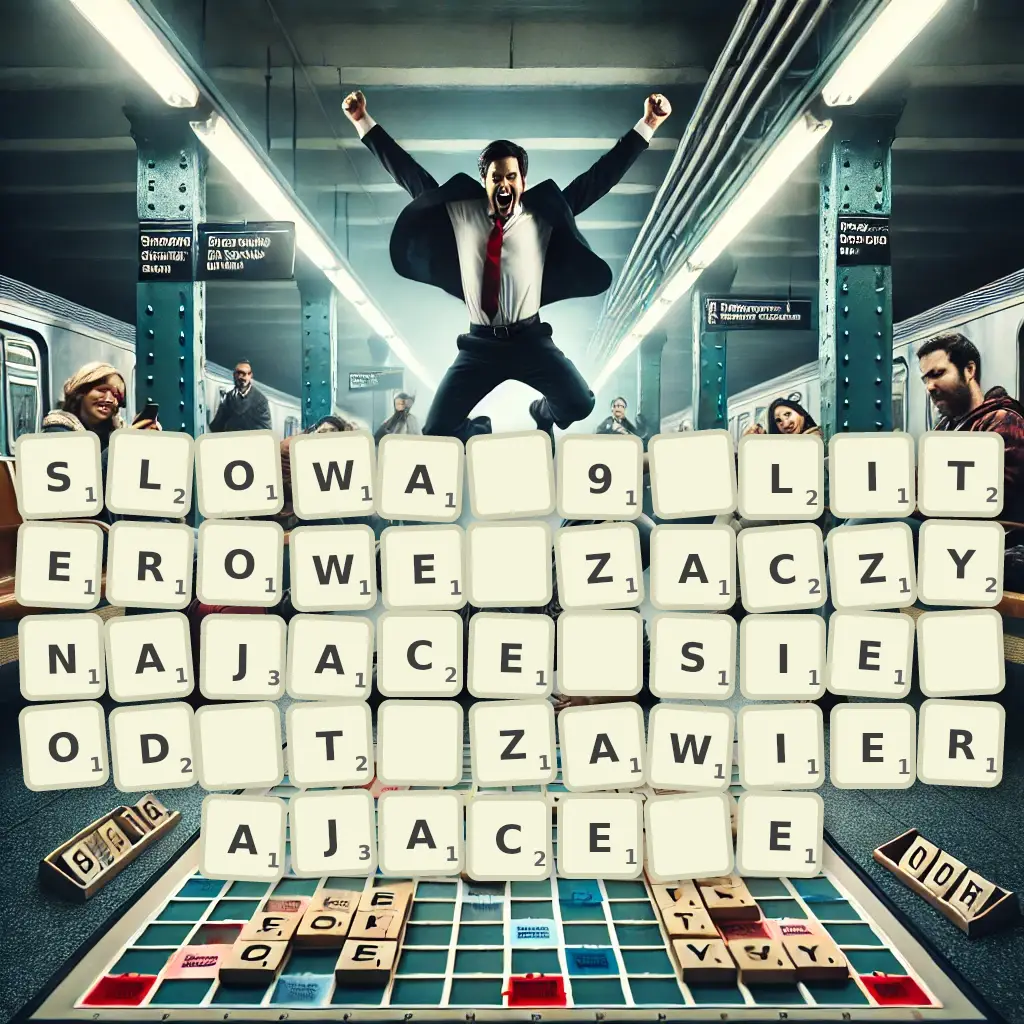 Słowa 9-literowe, zaczynające się od T, zawierające Ę
