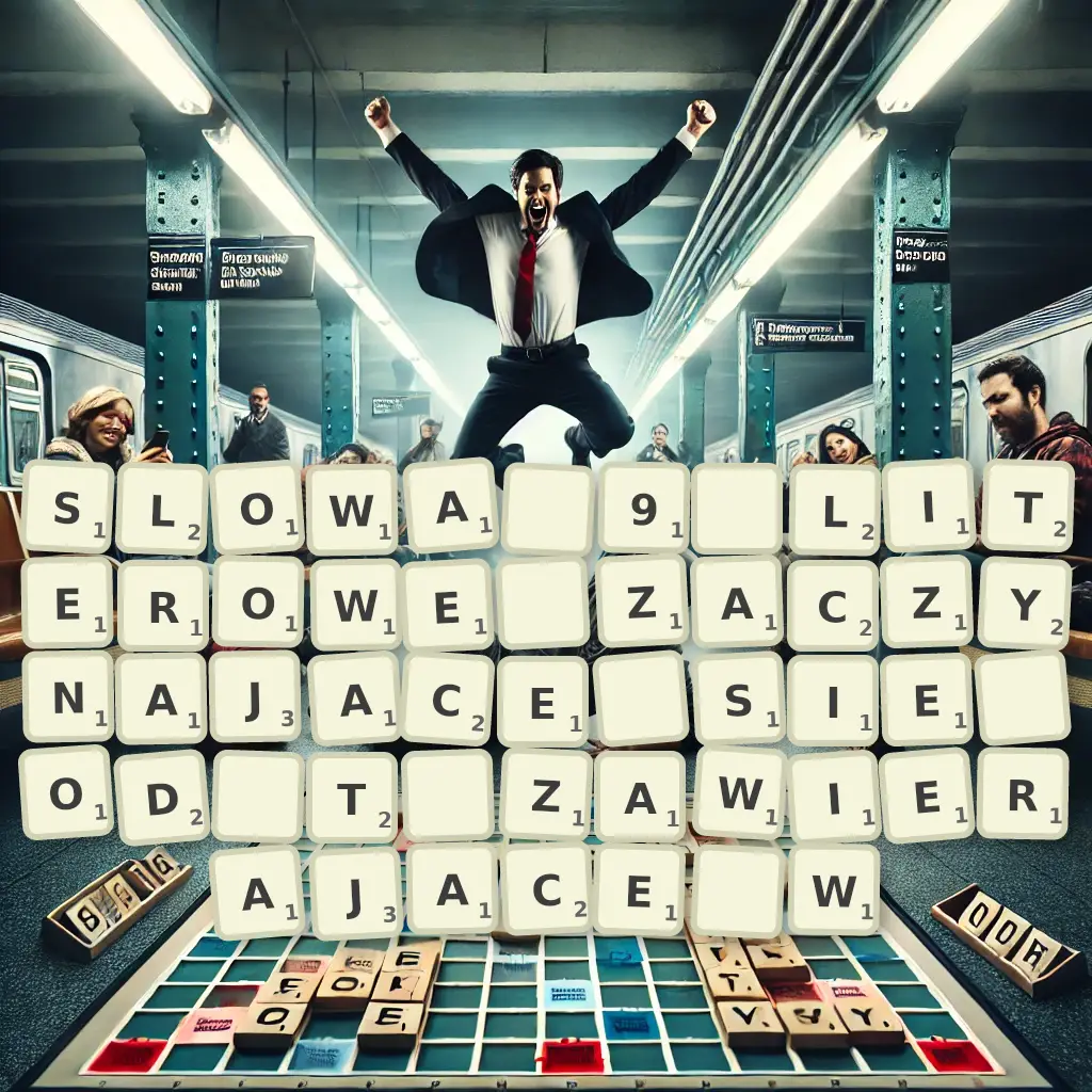 Słowa 9-literowe, zaczynające się od T, zawierające W