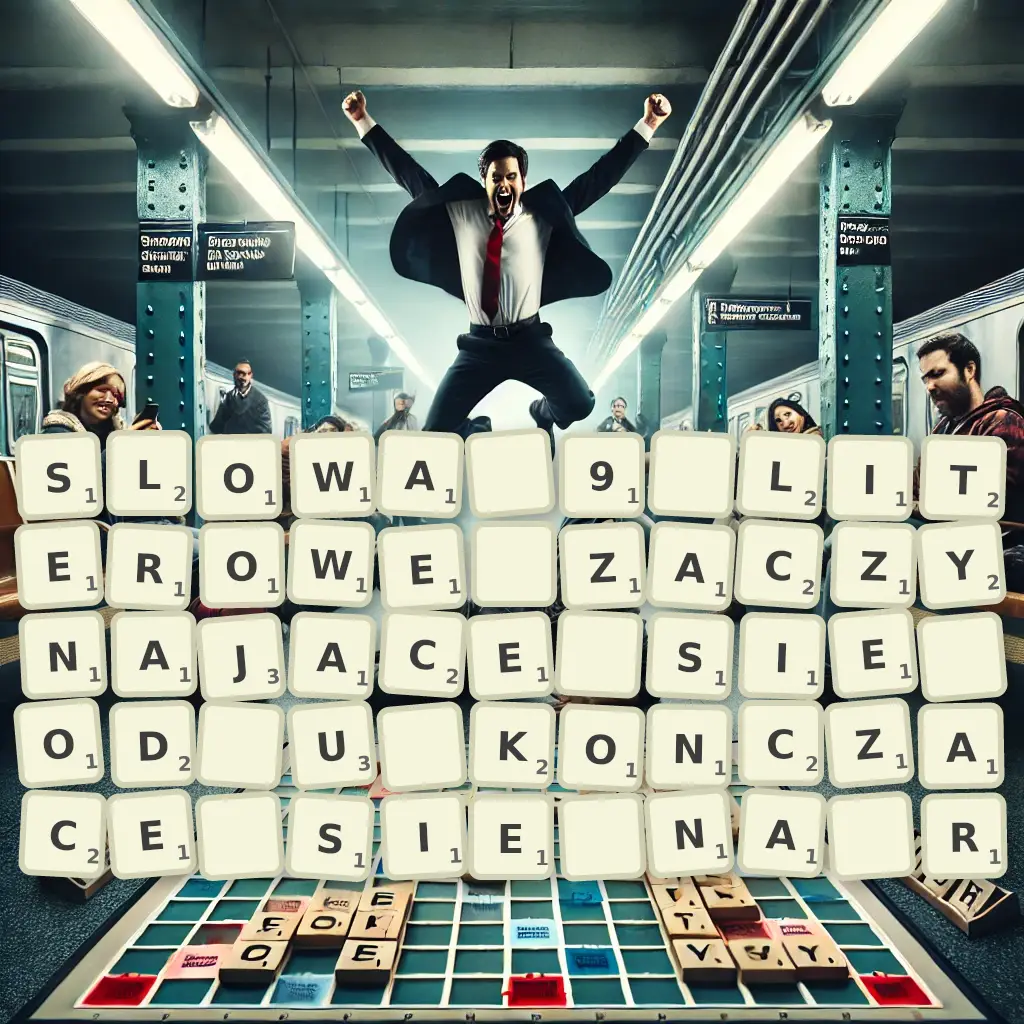 Słowa 9-literowe, zaczynające się od U, kończące się na R