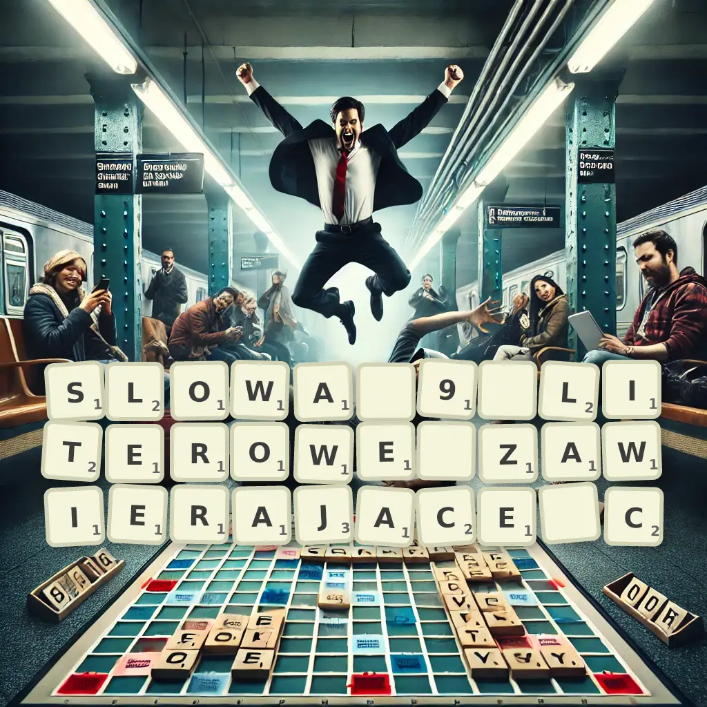 Słowa 9-literowe, zawierające C