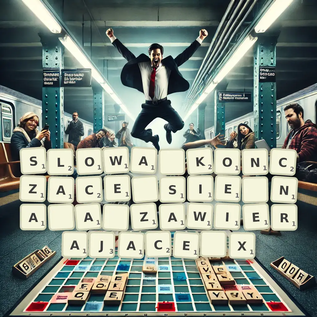 Słowa kończące się na Ą, zawierające X