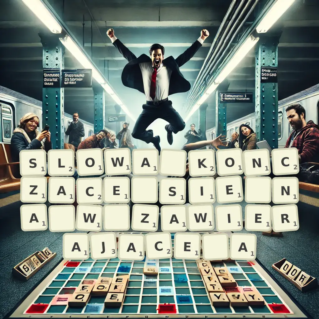 Słowa kończące się na W, zawierające Ą
