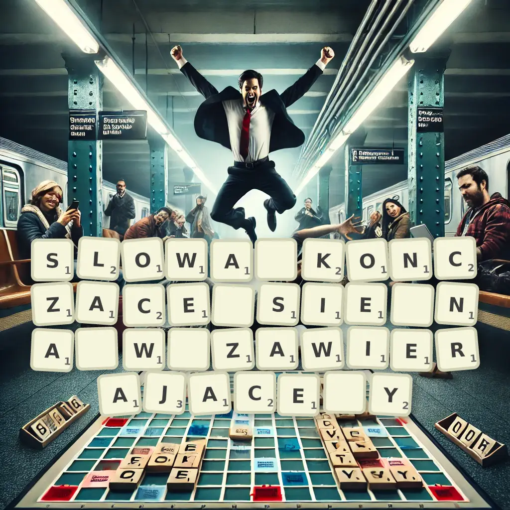 Słowa kończące się na W, zawierające Y