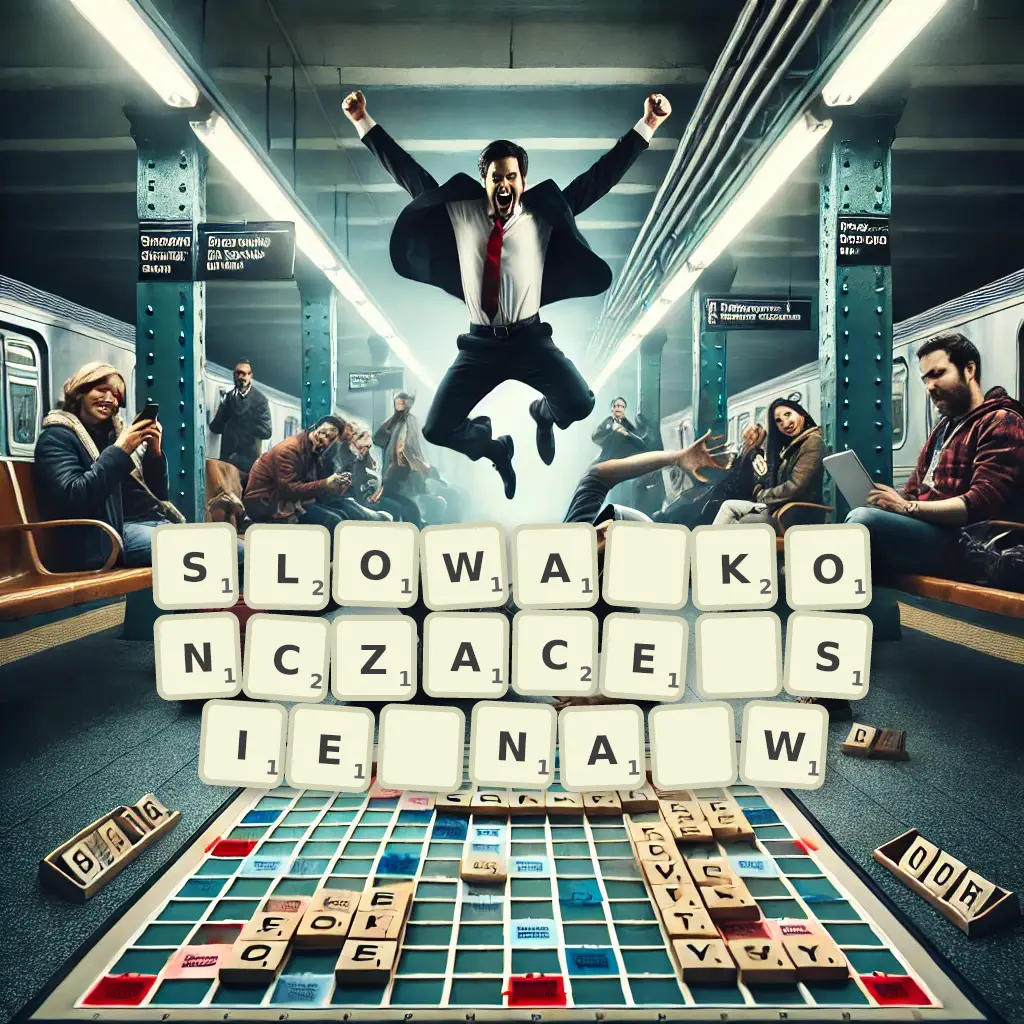 Słowa kończące się na W