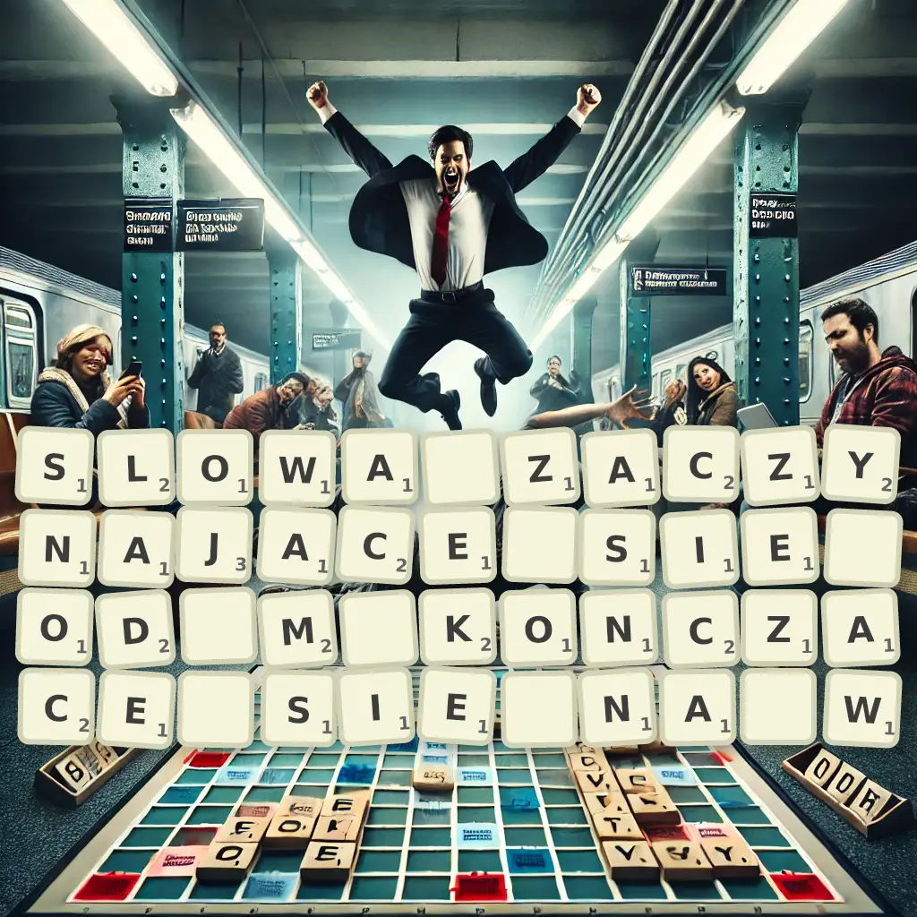 Słowa zaczynające się od M, kończące się na W