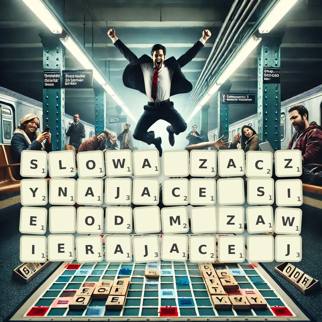 Słowa zaczynające się od M, zawierające J
