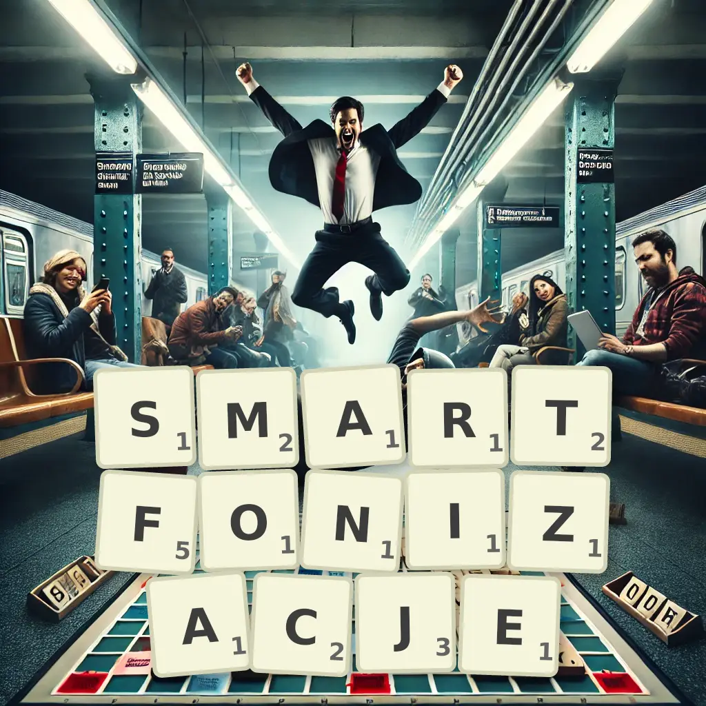 Słowa z liter SMARTFONIZACJE
