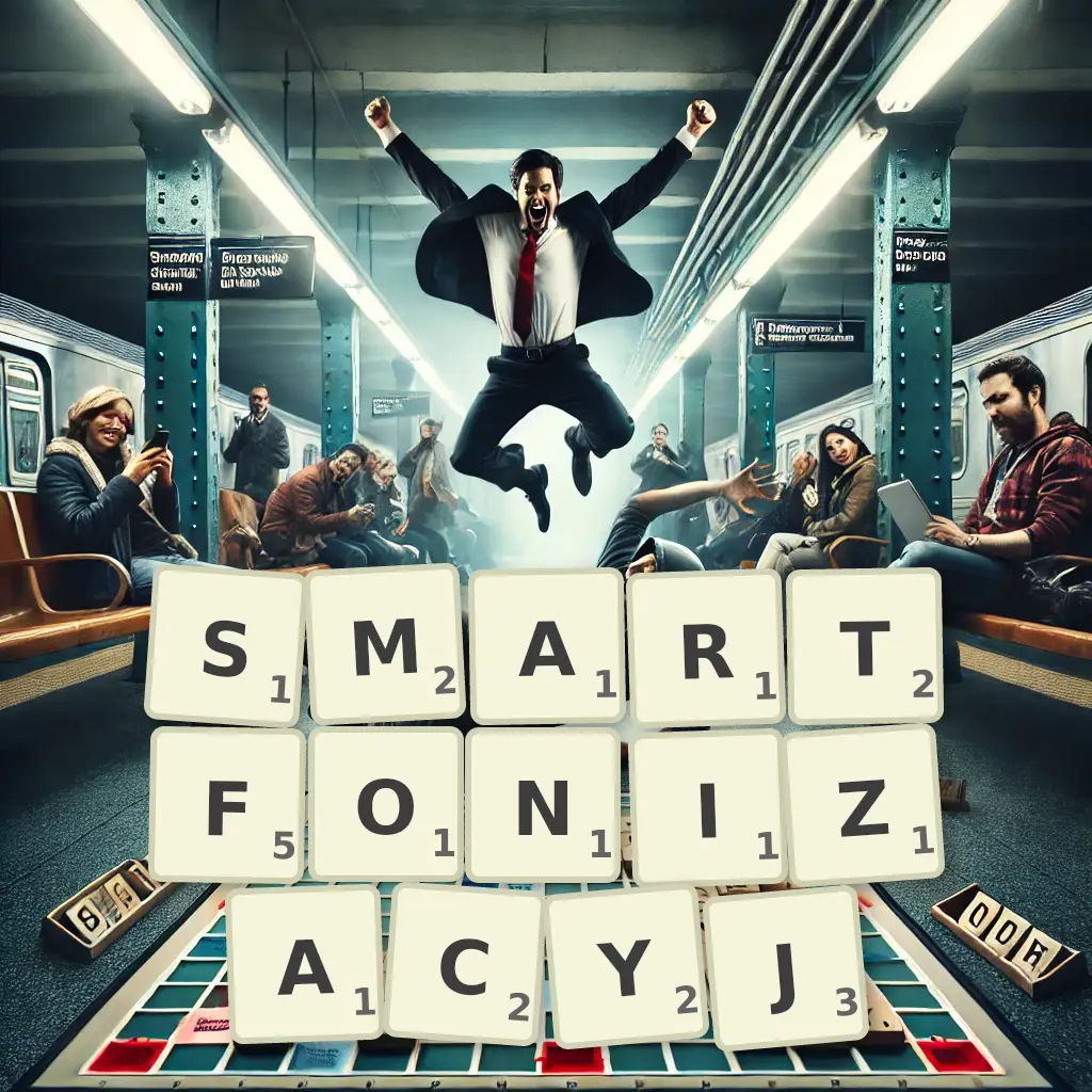 Słowa z liter SMARTFONIZACYJ