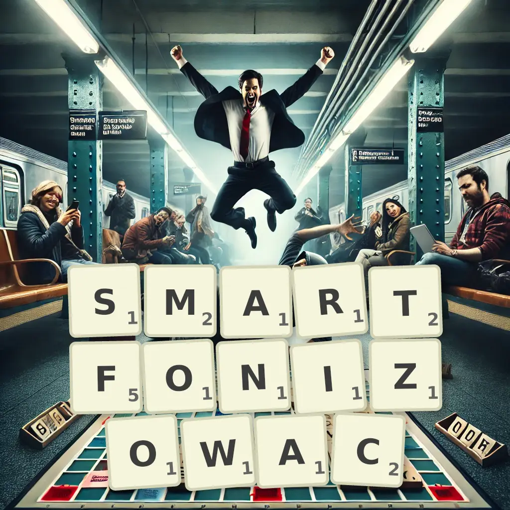 Słowa z liter SMARTFONIZOWAĆ