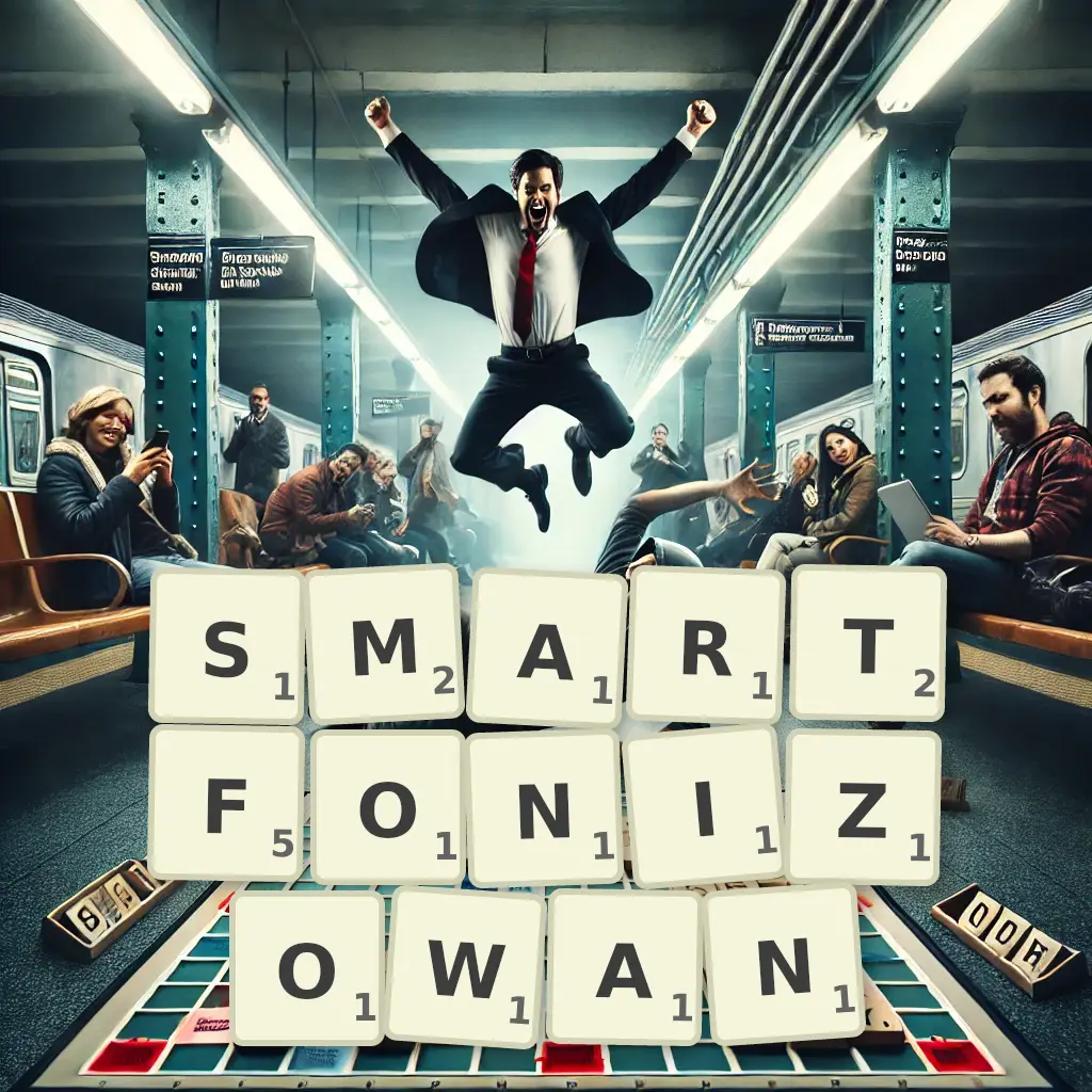 Słowa z liter SMARTFONIZOWAŃ