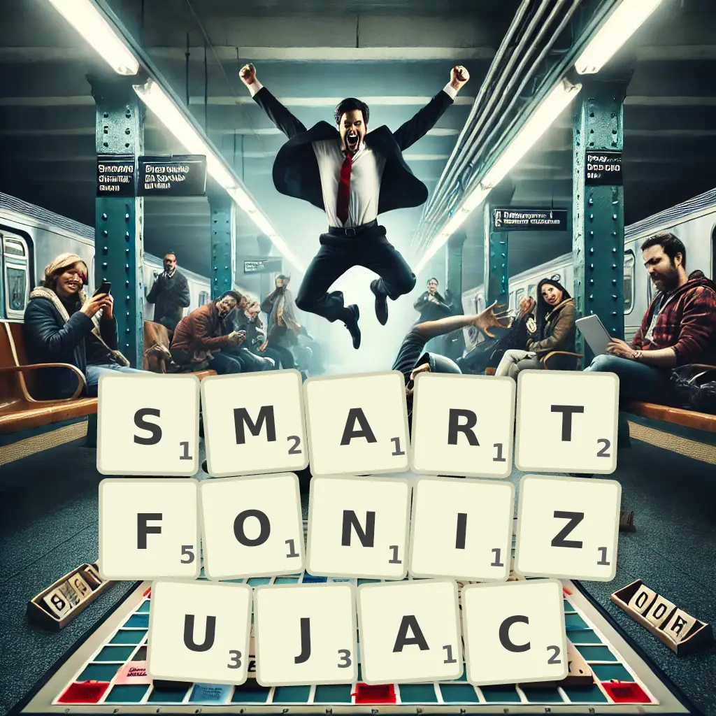 Słowa z liter SMARTFONIZUJĄC