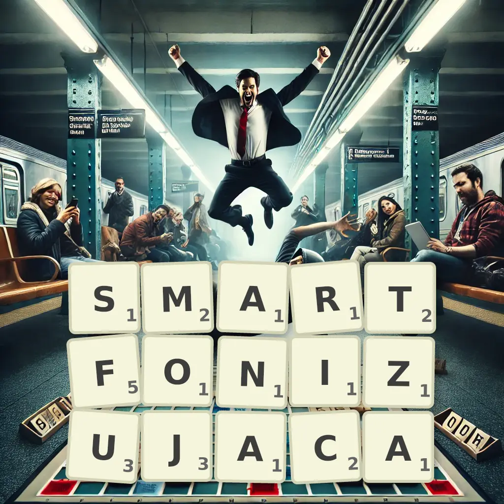Słowa z liter SMARTFONIZUJĄCĄ