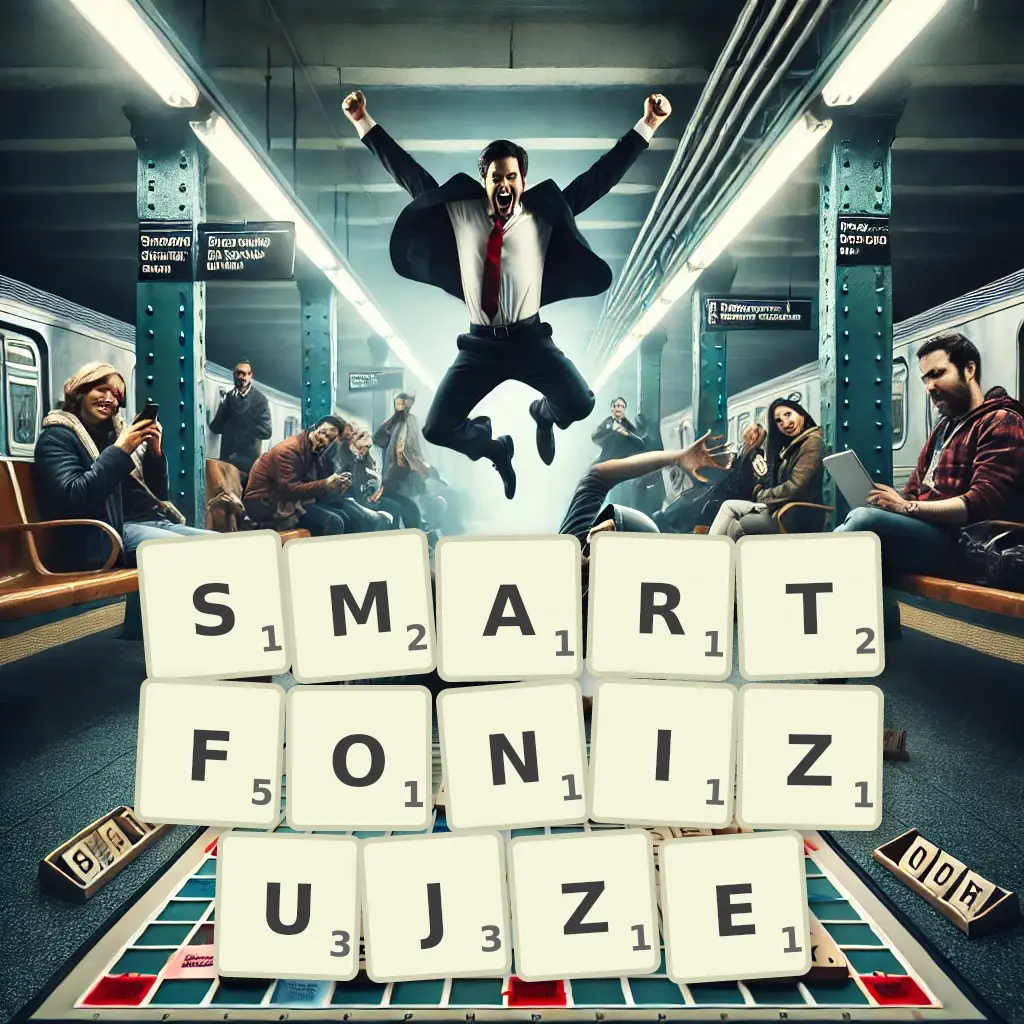 Słowa z liter SMARTFONIZUJŻE