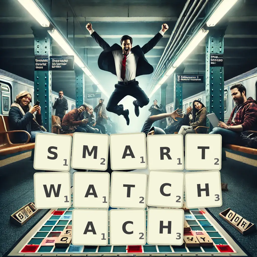 Słowa z liter SMARTWATCHACH