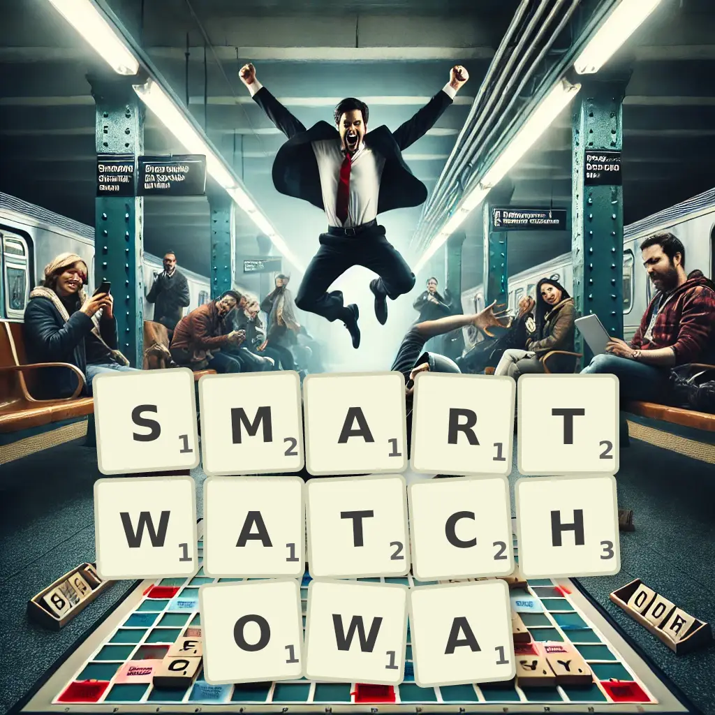 Słowa z liter SMARTWATCHOWĄ