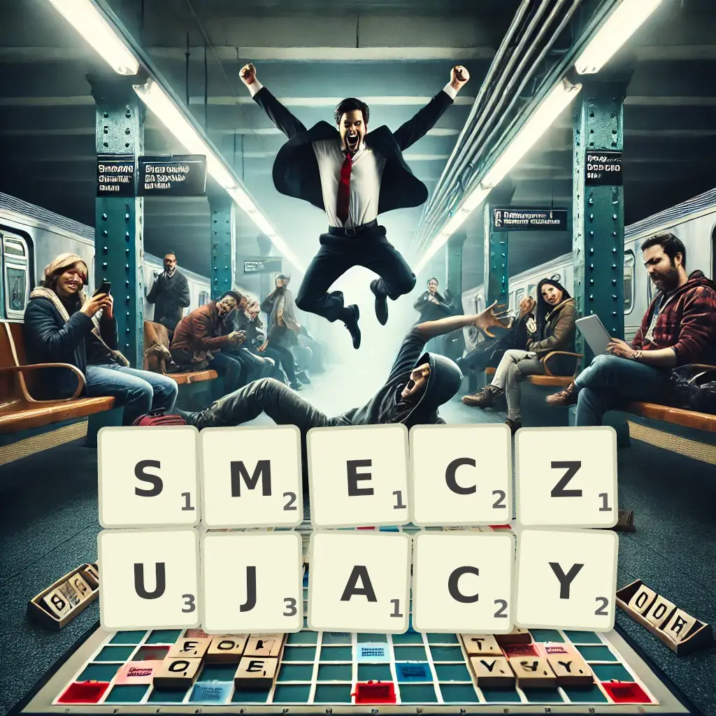 Słowa z liter SMECZUJĄCY