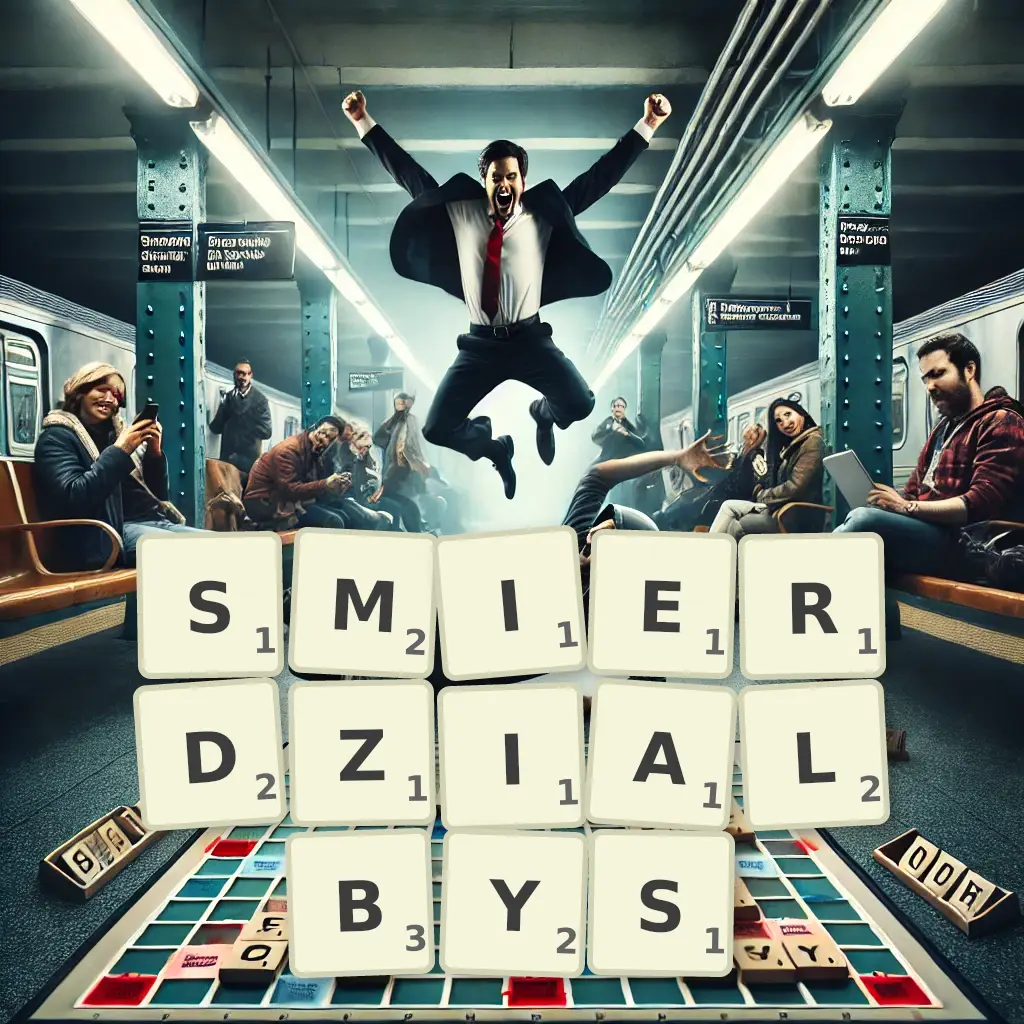 Słowa z liter ŚMIERDZIAŁBYŚ