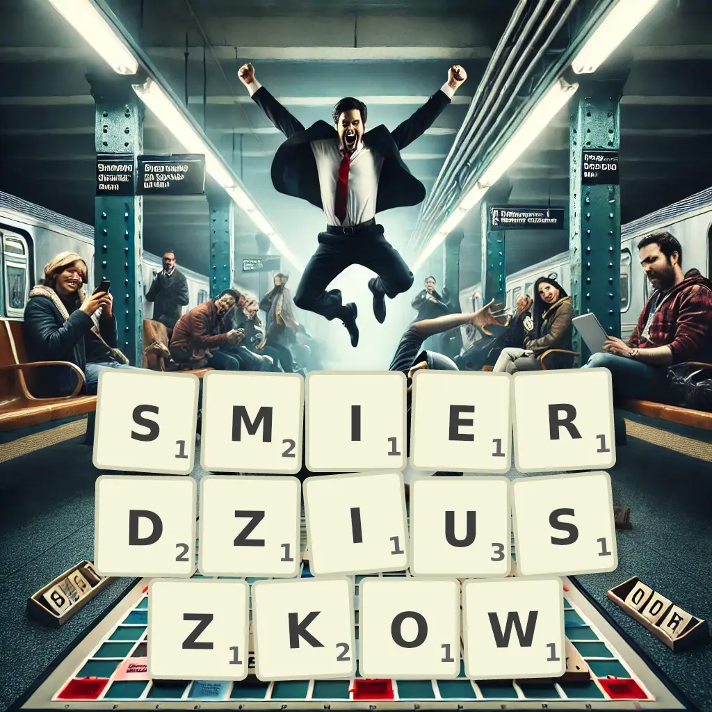 Słowa z liter ŚMIERDZIUSZKÓW