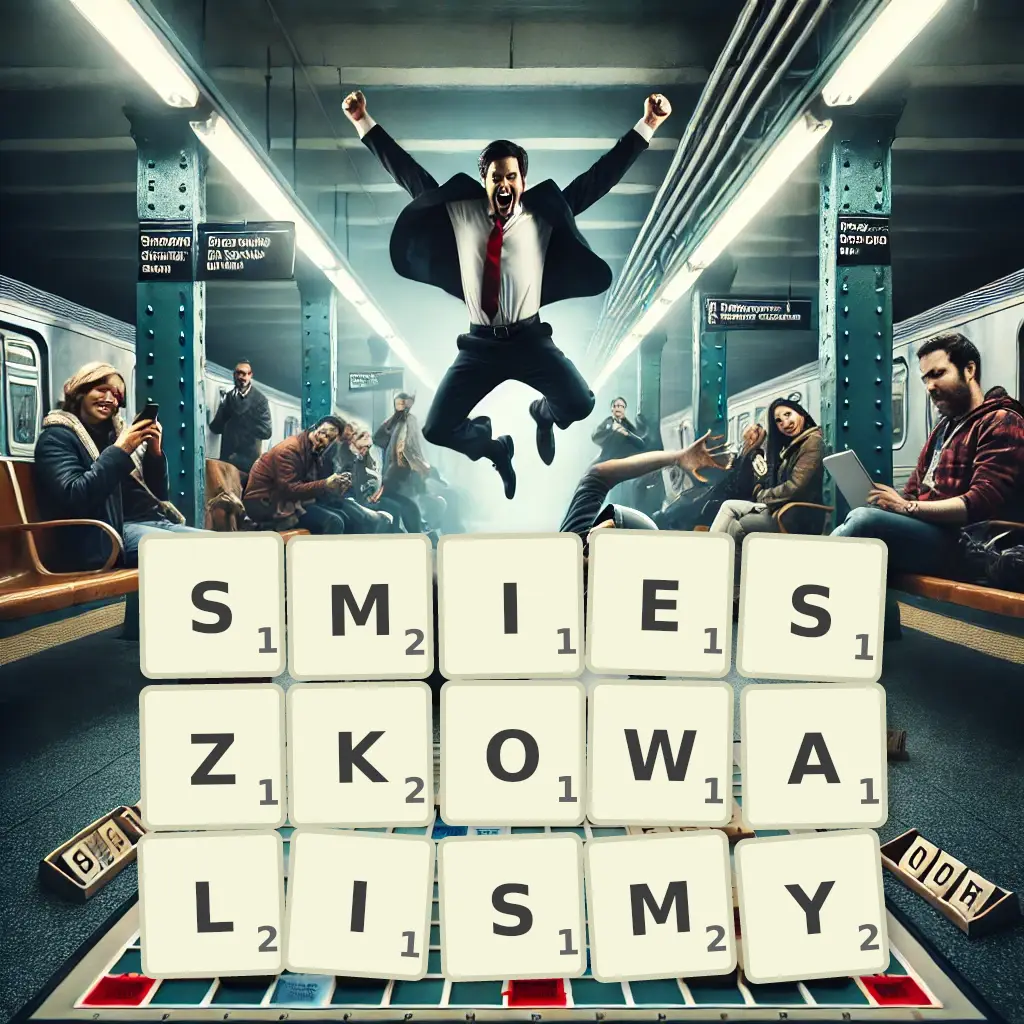 Słowa z liter ŚMIESZKOWALIŚMY