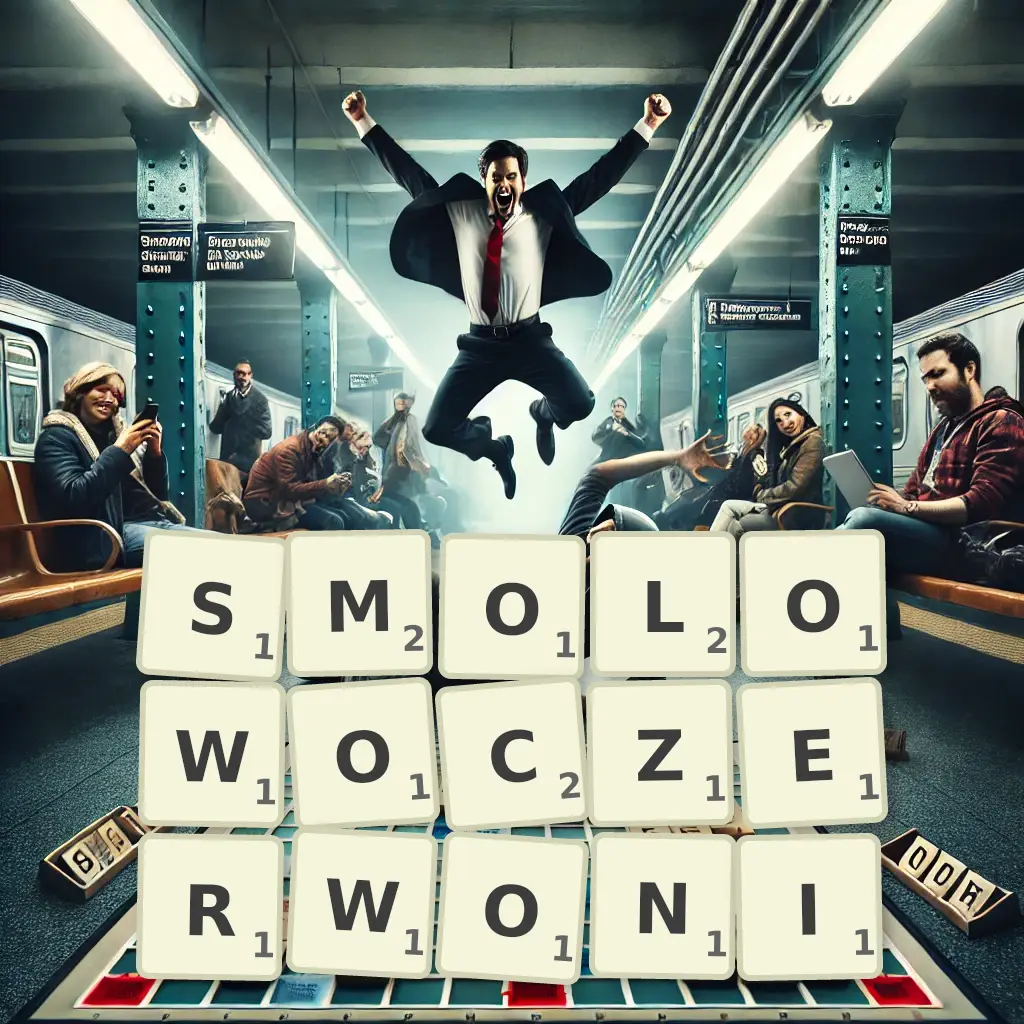 Słowa z liter SMOŁOWOCZERWONI
